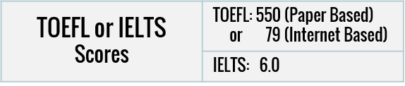 TOEFL SCORES