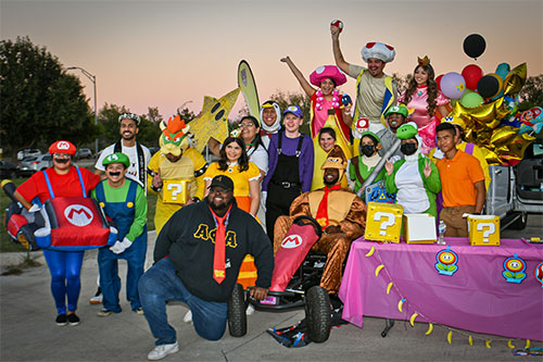 Super Mario Group Photo